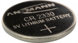 1516-0009 Lithium Button Cell Battery,  Lithium Manganese Dioxide, 3 V