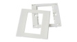 25998200 Wall Outlet Frame Faceplate Wall Mount 86 x 86mm White