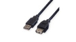 11.02.8960 Cable USB-A Plug - USB-A Socket 3m Black