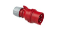 025-6v CEE Plug SHARK 5P 6mm? 32A IP44 400V Red/White