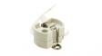 141206 Lamp Holder G12 Wires 4A Ceramic 500V White