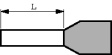 461220 [100 шт] Обжимной наконечник с выступом оливковый 50 mm²/20 mm уп-ку=100 ST