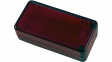 1551BTRD Miniature plastic enclosure 25 x 50 x 15.5 mm Transparent - Red ABS