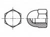 1076434 Гайка; шестигранная; M16; нержавеющая сталь A2; Шаг: 2,0; 24мм