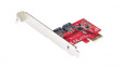2P6G-PCIE-SATA-CARD 2 Port SATA Expansion Card, PCI-E x1, SATA III