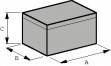 1591BTBU Универсальный корпус синий 112 x 62 x 31 mm PC