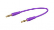 28.0047-01526 Test Lead, Violet, 150mm, Nickel-Plated Brass