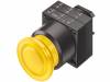 3SB3001-1DA31 Switch: push-button; 1-position; 22mm; yellow; IP65; Positions: 2