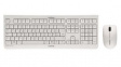 JD-0710DE-0 Wireless Keyboard and Mouse, 1200dpi, LPK, DE Germany/QWERTZ, USB, Light Grey