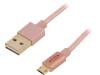 31057 Cable; USB 2.0; USB A plug easy, USB B micro reversible plug