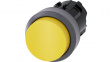 3SU1030-0BB30-0AA0 SIRIUS ACT Push-Button front element Metal, matte, yellow