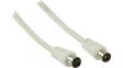 CSGP40000WT50 Coax Cable 90dB Coax Male - Coax Female 5m White