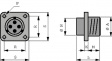 DMS 3102A28-21S Appliance socket 37-pin