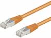 SF/UTP5-CCA-200OR Patch cord; SF/UTP; 5e; многопров; CCA; ПВХ; оранжевый; 20м