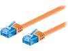 96354 Patch cord; U/UTP; 6a; многопров; Cu; ПВХ; оранжевый; Дл.кабеля:7м