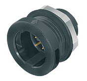 09-4715-00-05, Panel-mount male receptacle Pole no.=5, Binder