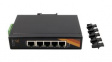 EX-6221 Industrial Gigabit Ethernet Switch, 5 Ports 12 ... 48V IP30