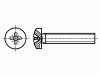 1538772 Винт; M4x16; Головка: цилиндрическая; Шлиц: Pozidriv; сталь; цинк