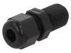 1.209.0701.60 Кабельный ввод; с удлиненной резьбой; PG7; IP68; Мат-л: полиамид