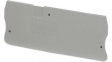 3036767 D-ST 6-TWIN End plate, Grey