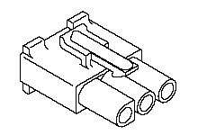19-09-1049, Receptacle housing Poles 4, Molex