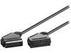 50417, Кабель; SCART вилка, с обеих сторон; 5м; черный, Goobay