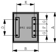 VB 0.5/2/12 Трансформатор PCB 0.5 VA 12 VAC (2x)