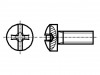 1220160 Винт; M5x25; Головка: сферическая; Phillips,прямой; сталь; цинк