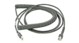 CBA-U12-C09ZAR USB-A Cable, Coiled, 2.7m, Suitable for DS3508/DS9808/LS1203/LS2208