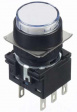 LB1L-M1T64PW Кнопочный переключатель с подсветкой 2CO 5 A 30 В / 125 В / 250 В IP65