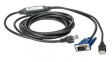 USBIAC2-7 USB Extender over Cat5 Ethernet for KVM Switch, 2.13m
