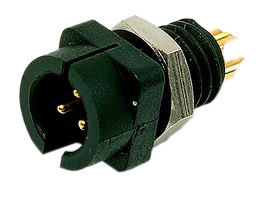 09 9749 30 03, Гнездо; Разъем: круглый; 719; "папа"; 3А; IP40; 60В; 0,25мм2; пайка, Binder