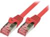CQ2014S Patch cord; S/FTP; 6; многопров; Cu; LSZH; красный; 0,25м; 27AWG