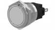 82-6153.1000 Push-button Switch, vandal proof stainless steel 22 mm 240 VAC 3 A 1 change-over