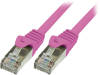 CP2099S Patch cord; F/UTP; 6; многопров; CCA; ПВХ; розовый; 10м; 26AWG