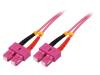 FP4SC02, Разъем: световодный; patchcord; с обеих сторон, SC; на защелки, LOGILINK