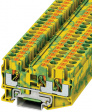 PT 6-TWIN-PE Модульная клеммная колодка с заземлением желто-зеленый 0.14...1.5 mm²