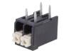 DG212R-THR-3.5-02P-13-00AH, Зажимная рейка для печатных плат; угловой 90°; 3,5мм; на PCB, DEGSON