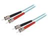 FP3ST01, Разъем: световодный; patchcord; ST, с обеих сторон; на защелки, LOGILINK