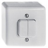 7561.X.61, Double pressure switch Surface mounted 2 change-over (CO), Feller CH