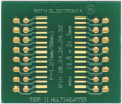 RE900-06 Лабораторная карта FR4 Эпоксид + хим. Ni/Au Адаптер TSOP II 32