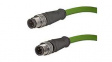 1201080246 Micro-Change (M12) Double-Ended Cordset 4 Poles Male (Straight) to Male (Straigh