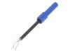 ZPK 8188 NI/BL, Измерительный щуп; 1А; синий; Размер гнезда: 4мм; 3мОм, Schutzinger