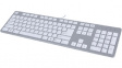 K01-CH X-Slim Keyboard CH USB Silver