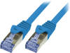 CQ3096S Patch cord; S/FTP; 6a; многопров; Cu; LSZH; синий; 10м; 26AWG