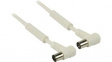 CSGP40120WT30 Coax Cable 120dB Coax Male - Coax Female 3m White