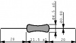 RSMF2TB 100R G PB-FREE Резистор с метал. 100 Ω 2 W ± 2 %
