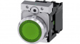 3SU11560AB401BA0 SIRIUS ACT Illuminated Push-Button complete Metal, glossy, green