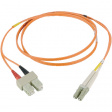 LCSC50DOR2 FO cable 50/125um OM2 LC/SC 2 m Orange