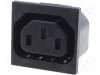 6650.4530, Разъем: питания AC; IEC 60320; C13 (F); гнездо; "мама"; THT; 10А, Schurter